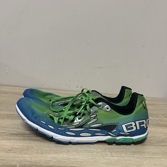 Brooks Mens Size 10 D Mach Featherlite Spike Lace Up Running With No Spikes - Picture 4 of 14